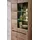 Innostyle Vitrine Bellano 80 x 38 x 202 cm Braun