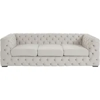 Guido Maria Kretschmer Home & Living Guido Maria Kretschmer Home&Living Chesterfield-Sofa »Kalina«, klassische Chesterfield-Knopfheftung, sehr hochwertige Verarbeitung beige