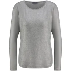 Rippenshirt U-Boot-Ausschnitt BASLER grau, 48