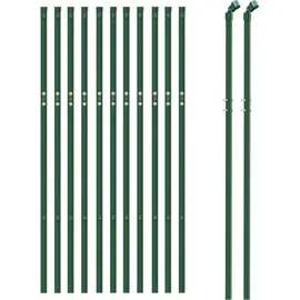 vidaXL Maschendrahtzaun Grün 0,8x25 m vidaXL