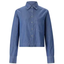 CLOSED Cropped Jeansbluse Blau S