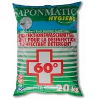 SAPONMATIC Hygiene Desinfektions - Vollwaschmittel 0662 , 20 kg - Sack