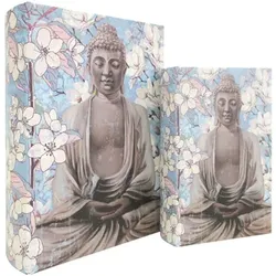 Signes Grimalt  Körbe, Kisten, Regalkörbe Buddha Buch 2 Einheiten  in Blau, Einheitsgrösse