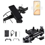 K-S-Trade Smartphone-Halterung für Vivo T4 Lite 5G, (Handyhalterung das Fahrrad Halter Lenkstange Fahrradhalterung) schwarz