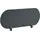Beliani Schreibtischtrennwand Sparky 120 x 40 x 2 cm