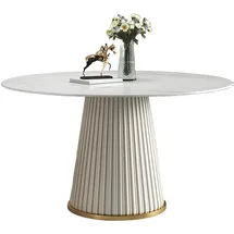 xl moebel gmbh Runder Tisch 150 x 75 cm beige