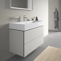 Duravit L-Cube 98,4x 45,9cm, bg ma, 2 Schub., wandhängend