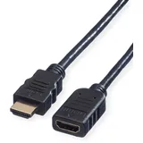 VALUE HDMI High Speed Verlängerungskabel mit Ethernet, ST-BU, 1 m