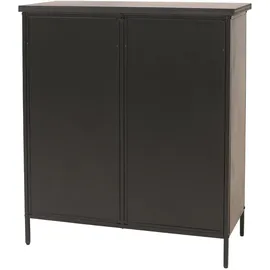 Mendler Apothekerkommode 94 x 80 x 35 cm Braun
