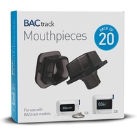 BACtrack C-Serie Mundstücke für Atemalkoholtester (20er Pack) | Kompatibel mit den Alkoholometern C6 und C8