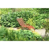 gardenson Sonnenliege 145 x 60 x 78 cm Braun