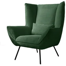 KAWOLA Sessel IVA Relaxsessel Cord smaragd
