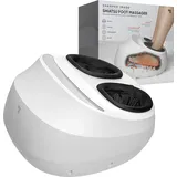 Sharper Image Shiatsu Fußmassagegerät mit Luftkompression, Massagerollen & Wärmefunktion