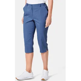 GOLDNER Sportive Caprihose Blau 19