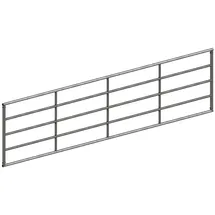 VOSS.farming Weidetor 350 cm Silberfarben