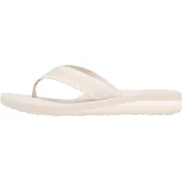 Tommy Hilfiger Damen Flip Flops Webbing Beach Sandal mit Keilabsatz, Beige (Classic Stone), 42
