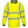 PORTWEST Langarm Warnschutz Polo Shirt, Größe: S, Farbe: Gelb,