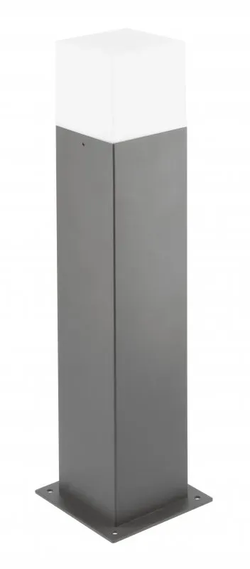 GTV Wegeleuchte Largo-P 50 E27 15W IP44 500 mm - Graphit (ohne Leuchtmittel)