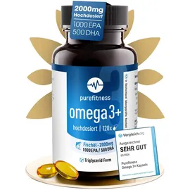 Purefitness Omega 3+ Kapseln 120 St.