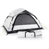 Where Tomorrow Pop Up Zelt für 4-6 Personen – Wurfzelt mit Kühl- & Verdunklungseffekt | Wetterfestes Camping Zelt Regen, Schnee, Wind, Sand | mit hoher Bodenwanne, Moskitonetz, Dachlüftung