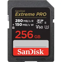 SanDisk Extreme Pro SDHC/SDXC UHS-II 256 GB