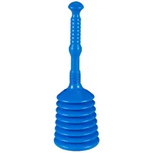 Relaxdays Pömpel mit Saugglocke Blau