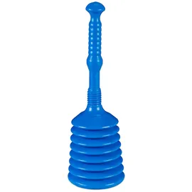 Relaxdays Pömpel mit Saugglocke Blau