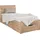 Rauch Kinderbett FLEXX 95 x 209 cm Holz lackiert braun beige