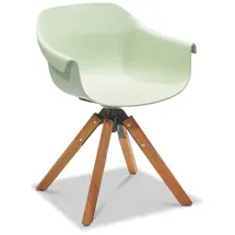 Musterring Stockholm Schalenstuhl 64 x 57 x 78 cm grün 2er Set