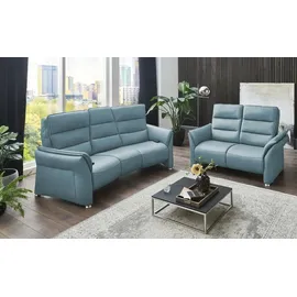 Hukla Sessel Corina Leder 146 x 112 x 90 cm Blau