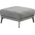 Schöner Wohnen Hocker Pearl 80 x 45 x 80 cm grau
