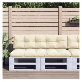 vidaXL Palettenkissen 2-tlg. 60 x 40 x 20 cm creme