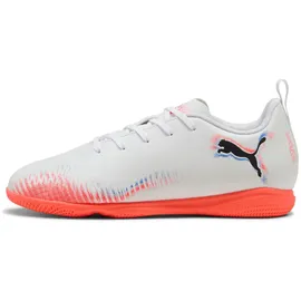 Puma Future 8 Play Hallenschuhe Kinder Puma White/Black/Glowing Red 33