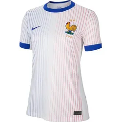 NIKE Damen Shirt FFF 2024 Stadium Away Womens, WHITE/BRIGHT BLUE/BRIGHT BLUE, S