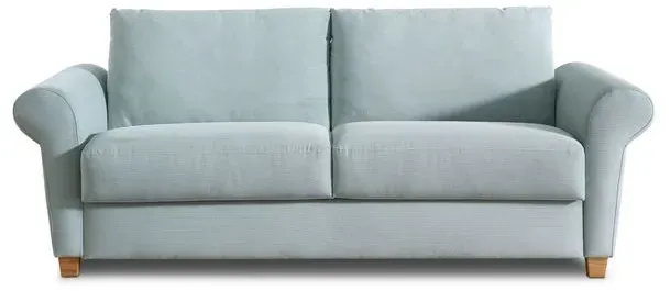 bali Schlafsofa Elisa Cord Grün Mint 140 cm