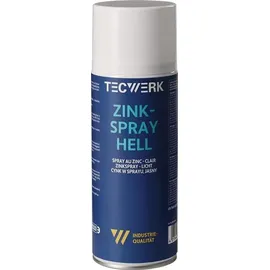 tecwerk Zinkspray hell Weißalu 0,4 l