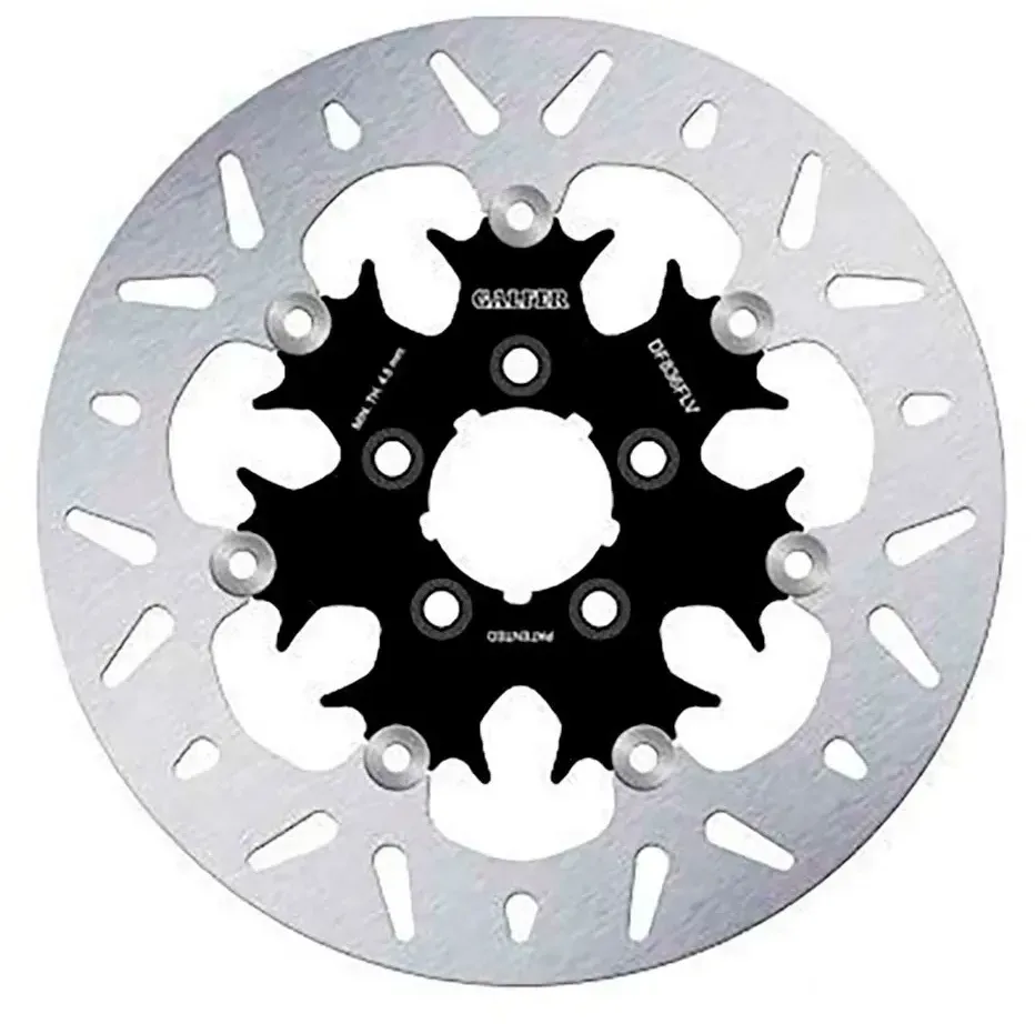 Galfer Round Df836flv Bremsscheibe - Silver - One Size