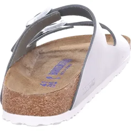 Birkenstock Arizona Weichbettung Naturleder schmal metallic silver 41