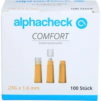 Berger Med Gmbh Alphacheck comfort Sicherheitslanzett.23 G 1,6 mm
