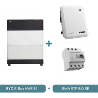 BYD B-Box HVS 5.1 + SMA STP Smart Energy SMA STP 8.0 Smart Energy