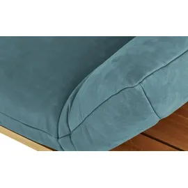 KOINOR Sofa Leder 3-Sitzer Türkis/Petrol