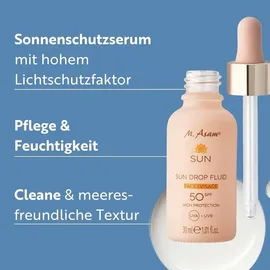 M. Asam SUN Drop Fluid Sonnenschutz Serum Gesicht LSF 50 30 ml