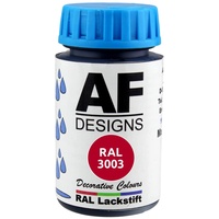 Alex Flittner Designs Lackstift RAL 3003 RUBINROT glänzend 50ml Holz Metall Möbel Bad Retuschierlack Reparaturlack