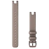 Garmin Lily Armband 14 mm Leder Taupe/Mokka 110 bis 175 mm