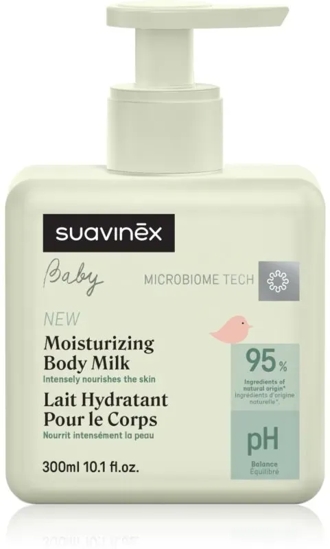 Suavinex Baby Moisturizing Body Milk feuchtigkeitsspendende Body lotion für Kinder und Neugeborene 300 ml