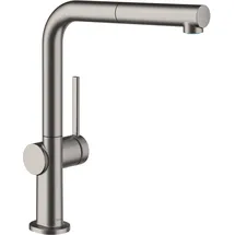 Hansgrohe Talis M54 270 1jet Ausziehauslauf brushed black chrome 72808340