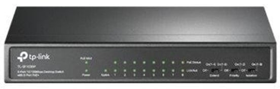 TL-SF1009P 9-Port 10/100Mbps Desktop Switch with 8-Port PoE+