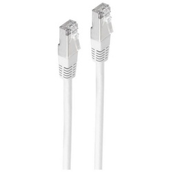 shiverpeaks® shiverpeaks®-BASIC-S–Patchkabel, cat. 5e, F/UTP LAN-Kabel, RJ-45, (1000 cm) weiß