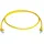 Telegärtner 100008705 RJ45 Patchkabel S/FTP Gelb Flammwidrig, mit Knickschutztülle 1 St.