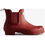 Hunter Chelsea Boot Military Red 42 rot